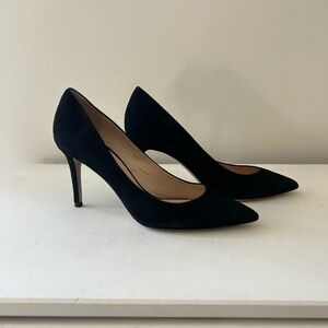 Barney’s New York Black Suede Heels